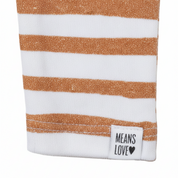 Legging Bebê/Infantil Menina - Algodão Premium Estampa Exclusiva | Listras Amarelas