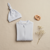 Kit Saída Maternidade – Recém-Nascido a 3 Meses | 2 Peças - Branco Puro