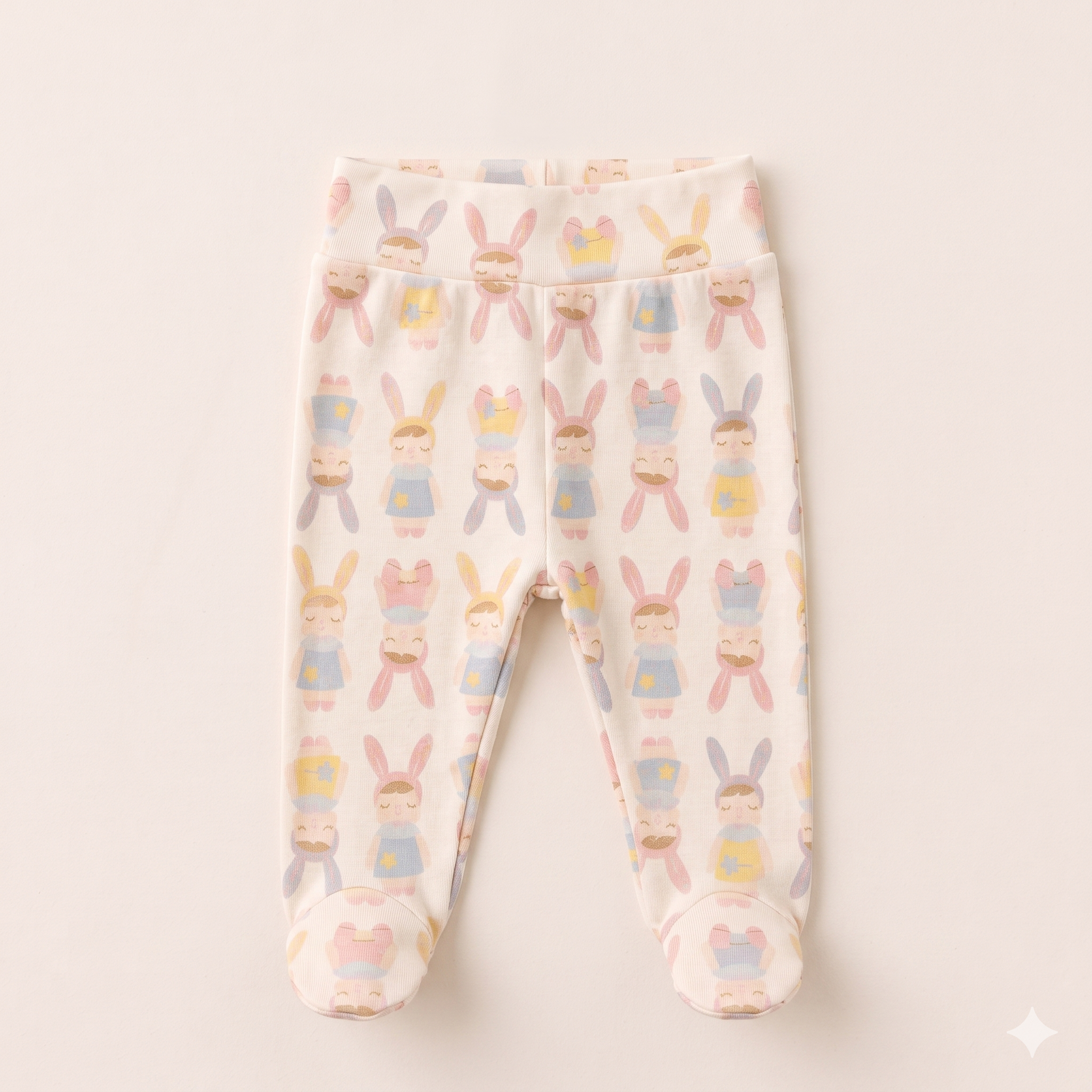 Kit: Body Kimono + Calça de Pezinho - Recém-Nascido à 3 Meses - Malha Algodão | Angela Doll