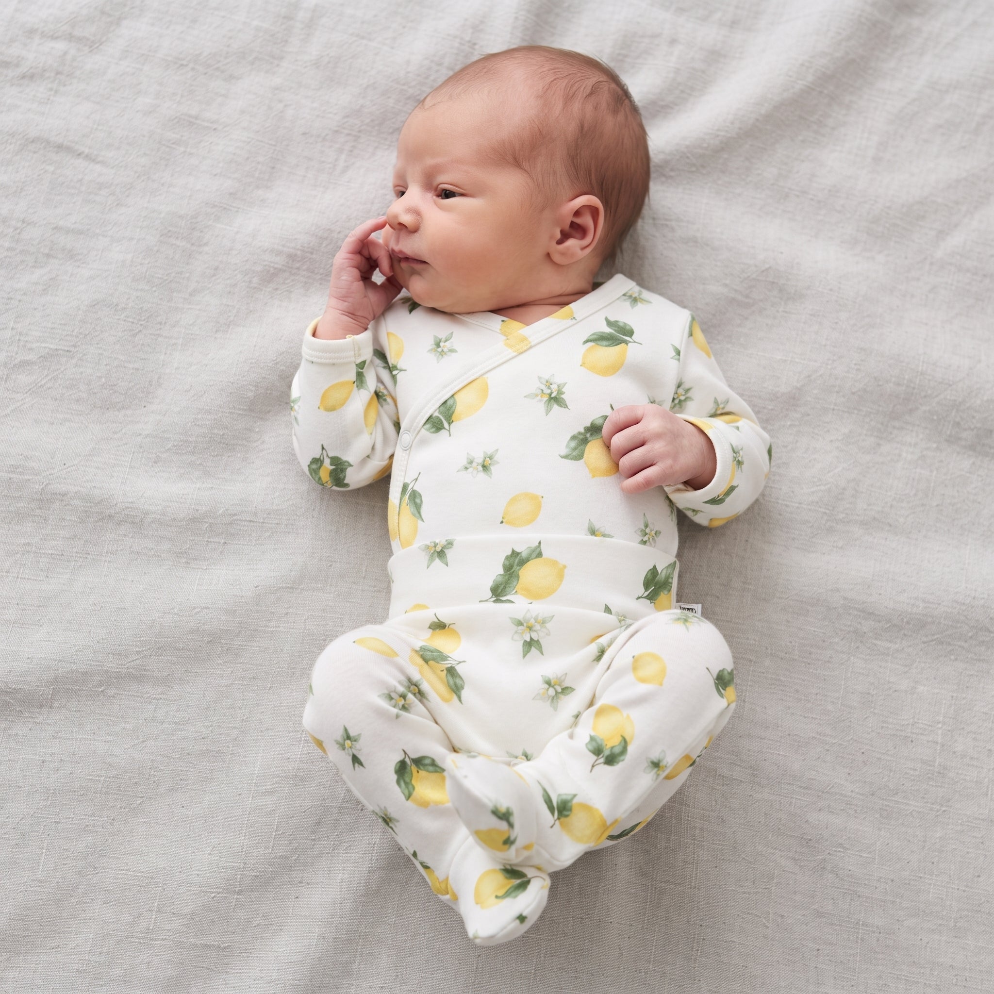 Saída Maternidade Recém-Nascido 4 Peças - Cotton Adapt | Lemons