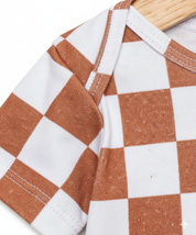 Body Bebê/Infantil Manga Curta Unissex - Algodão Premium Estampa Exclusiva | Plaid