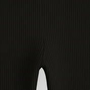 Legging Bebê e Infantil Menina – Algodão Canelado Premium Liso | Preto Clássico Minimalista