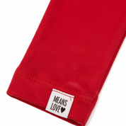 Legging Bebê e Infantil Menina –  Malha Algodão Liso | Vermelha