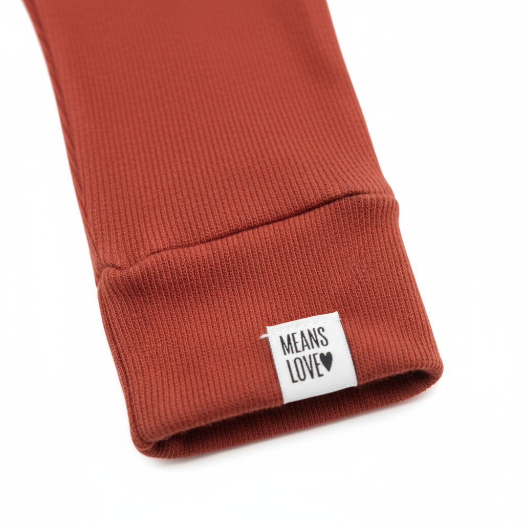 Calça Bebê e Infantil Unissex – Algodão Canelado Premium Liso | Telha