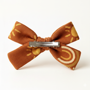 Presilha de Cabelo Infantil - Algodão Premium Estampa Exclusiva | Sol e Arco Iris Boho