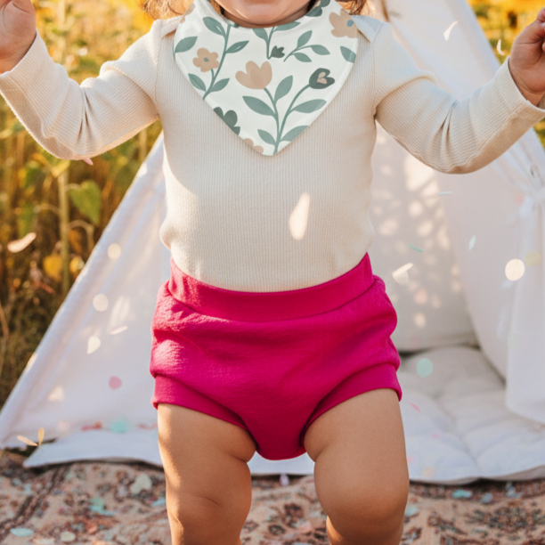 Short Bebê e Infantil Menina – Algodão Strech Liso | Rosa Pink