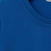 Camiseta Bebê e Infantil Manga Curta Unissex - Meia Malha 100% Algodão Premium Lisa | Royal