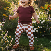 Legging Bebê/Infantil Unissex –  Algodão Premium Estampa Exclusiva | Plaid
