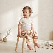 Legging - Algodão Premium | Listras Amarelas