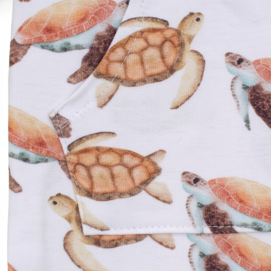 Calça Bebê e Infantil Unissex - Algodão Premium com Estampa Exclusiva | Tartarugas