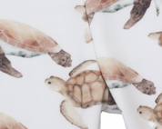 Legging Bebê e Infantil Menina – Algodão Premium Estampa Exclusiva | Tartarugas Aquareladas