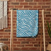 Cueiro/Mantinha Bebê Unissex - Dupla Face Forrado e Estampa Exclusiva | Verde Zebra