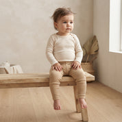 Legging - Algodão Canelado | Areia