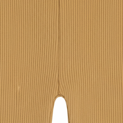 Calça Recém-Nascido com Pezinho Unissex – Algodão Canelado Premium Lisa | Marrom Claro