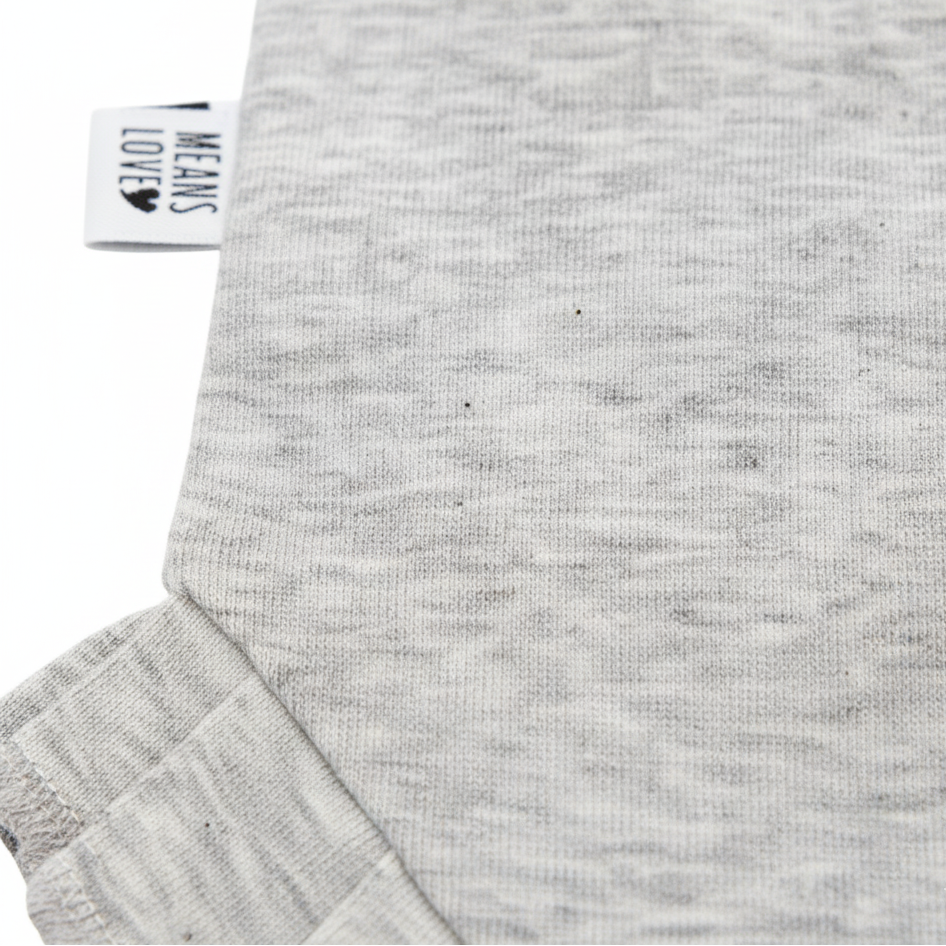 Short Bebê e Infantil Menina – Malha Liso | Cinza Mescla