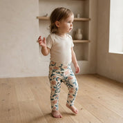 Legging - Cotton Adapt | Floral Vintage Tons de Azul