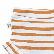 Short Bebê e Infantil Menina – Algodão Premium Estampa Exclusiva | Listras Amarelas