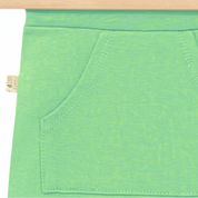 Calça Bebê/ Infantil Unissex Com Bolso Canguru - Malha Algodão Lisa | Menta