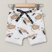 Bermuda - Algodão Premium | Tartarugas Aquareladas