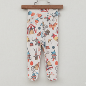 Kit: Body Kimono + Calça de Pezinho - Recém-Nascido à 3 Meses - Malha Algodão | Circo Vintage