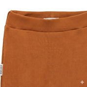 Calça Bebê e Infantil Unissex – Algodão Canelado Premium Liso | Caramelo