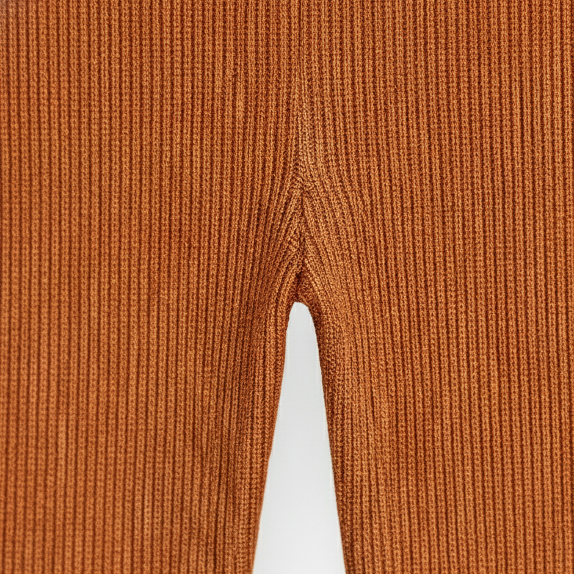 Legging Bebê e Infantil Menina – Canelado Algodão Premium Liso | Ferrugem