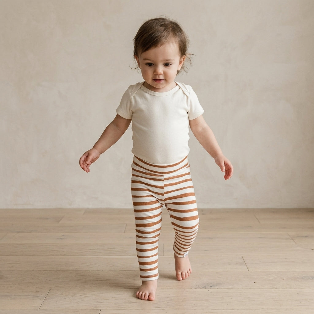 Legging - Algodão Premium | Listras Amarelas