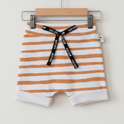 Bermuda - Algodão Premium | Listras Amarelas