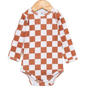 Body Bebê/Infantil Manga Longa Unissex - Algodão Premium Estampa Exclusiva | Plaid