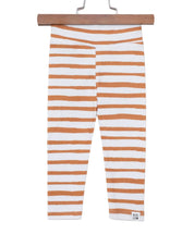 Legging Bebê/Infantil Menina [Algodão - Estampada] - Listras Amarelas