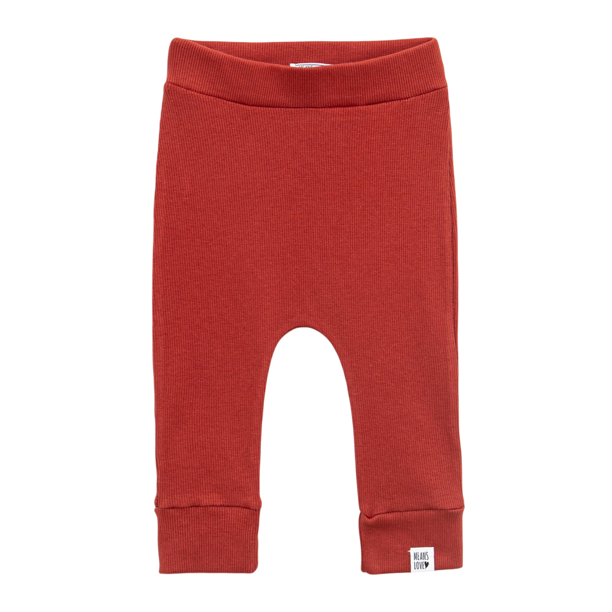 Calça Bebê e Infantil Unissex – Algodão Canelado Premium Liso | Telha