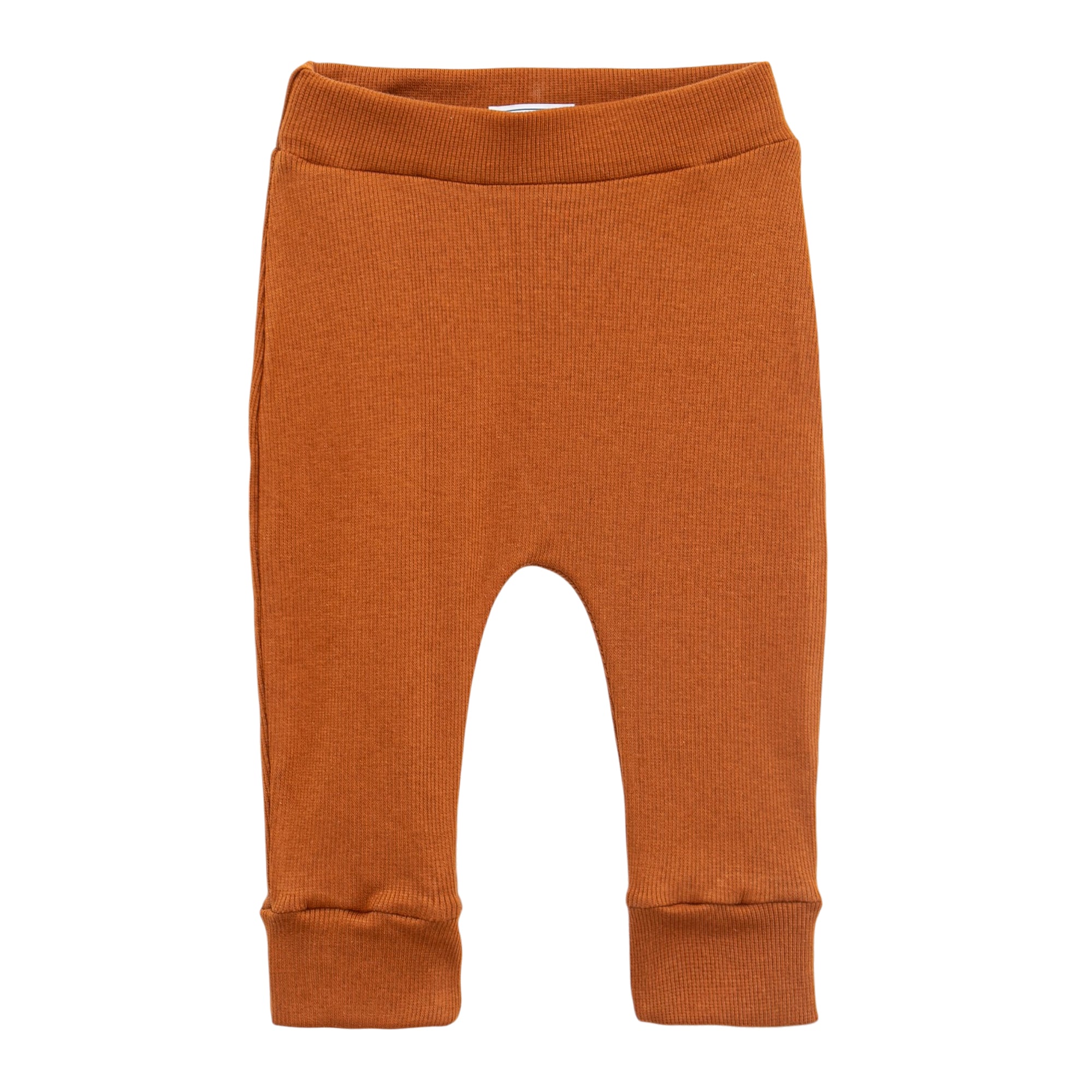 Calça Bebê e Infantil Unissex – Algodão Canelado Premium Liso | Caramelo
