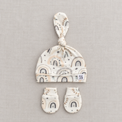 Kit Touca e Luvinha Recém-Nascido – Cotton Adapt | Baby Rainbow