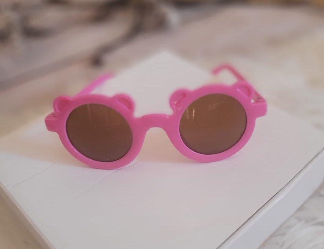 Óculos Infantil Ursinho - Rosa Pink