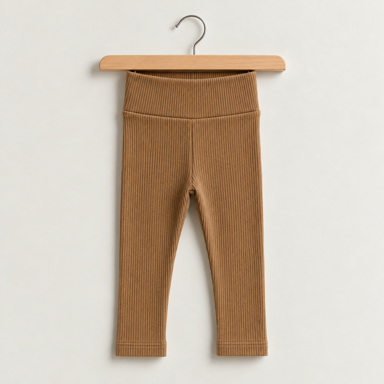 Legging - Algodão Canelado | Bege Médio
