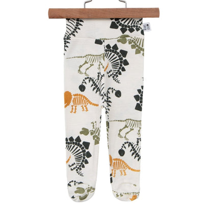 Kit Calça de Pezinho + Body Kimono  Recém-Nascido - Fósseis