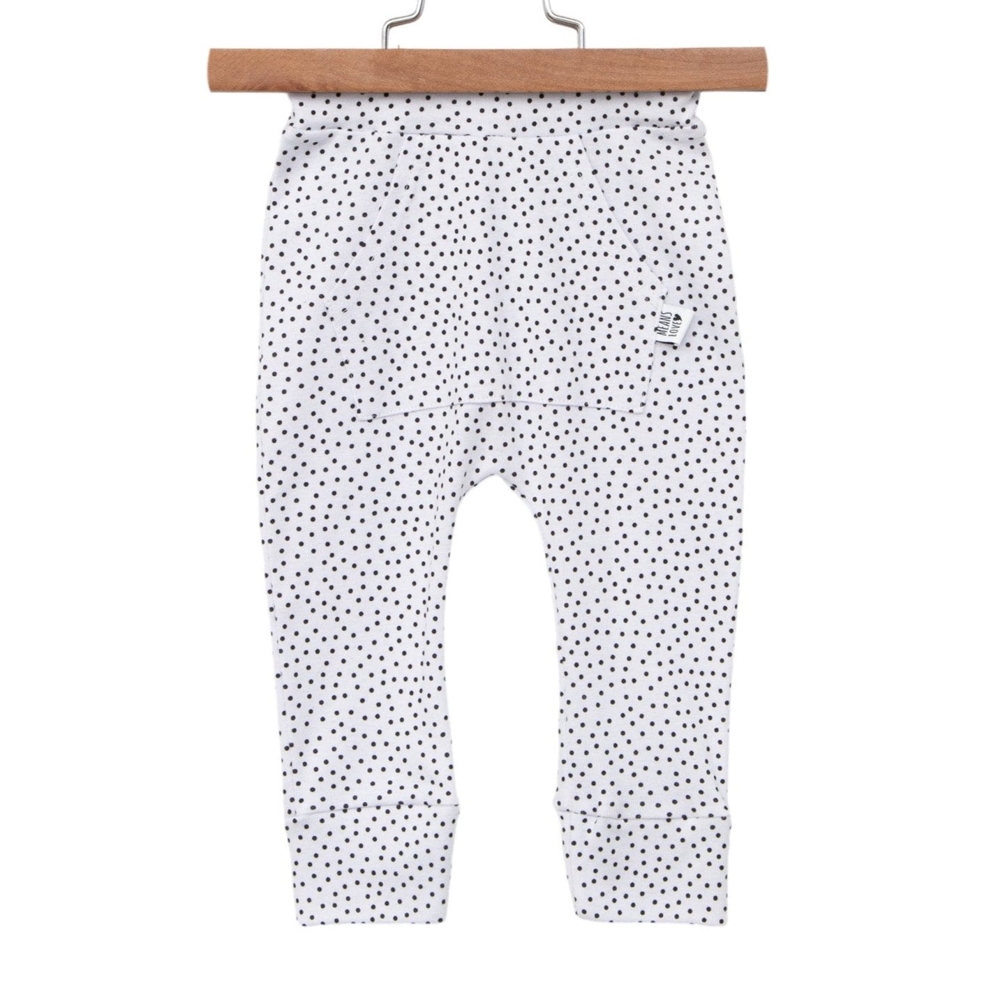 Calça Bebê/Infantil Com Bolsão Unissex [Malha Algodão - Estampada] - Dots