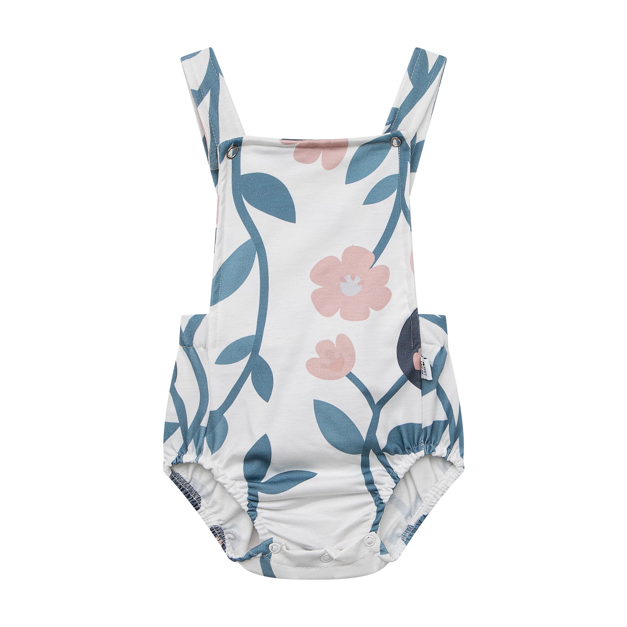 Salopete/Romper Bebê/Infantil Menina [Estampado] - Floral