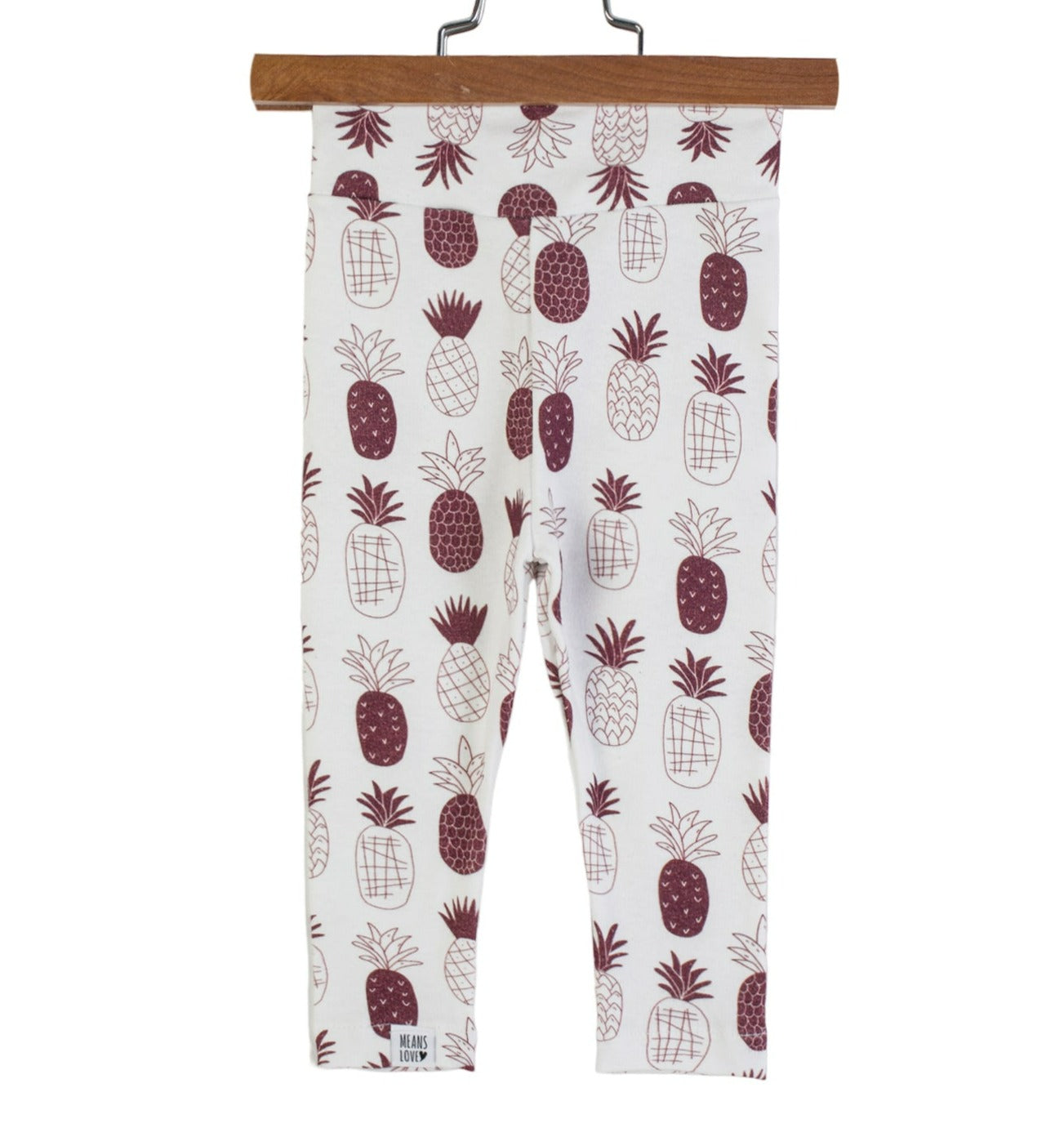 LEGGING BEBÊ/INFANTIL MENINA [ALGODÃO - ESTAMPADA] - ABACAXI BOHO