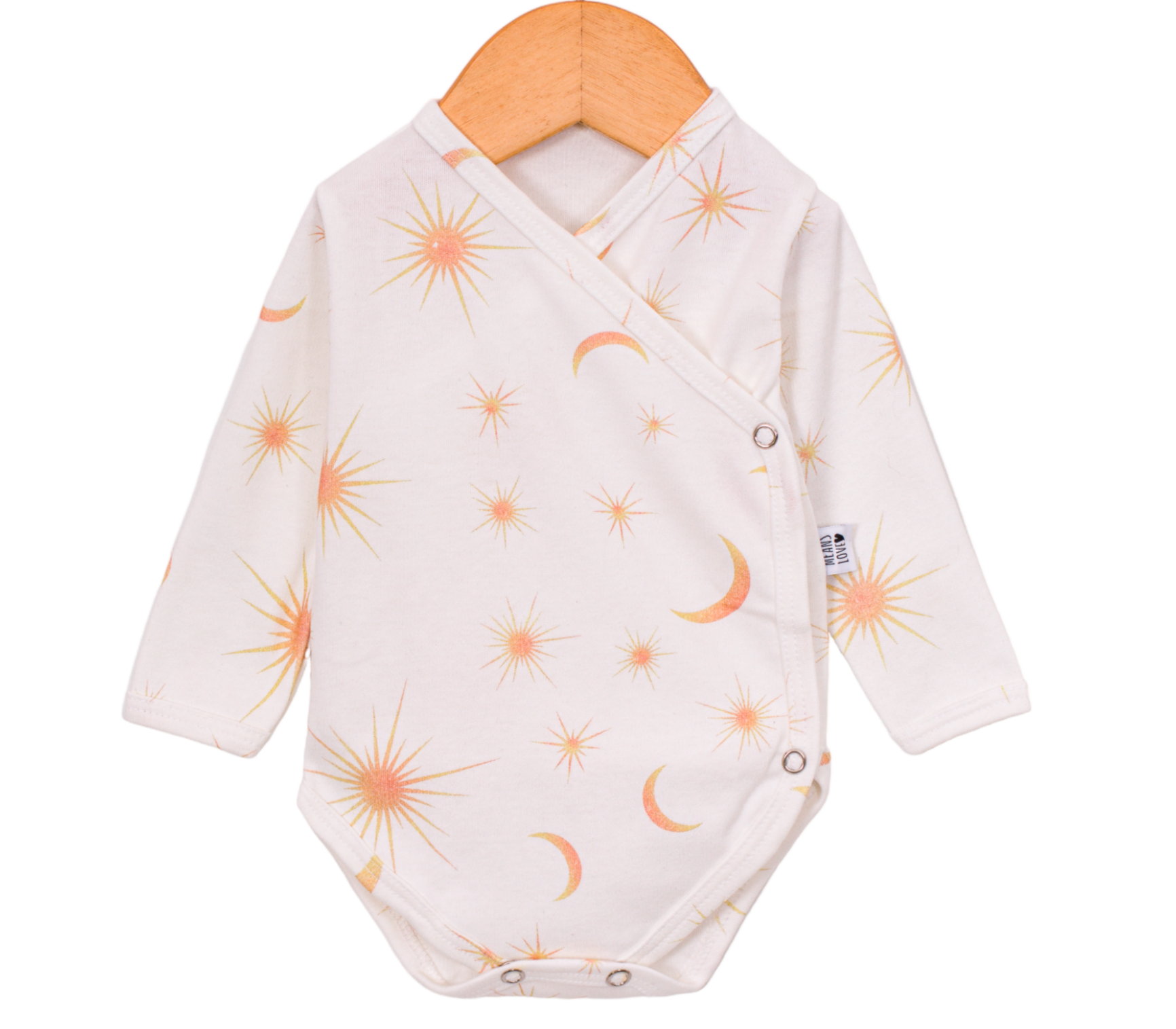 Body Kimono Bebê Recém-Nascido à 3 Meses Unissex - Algodão Premium Estampa Exclusiva | Mystic Sky