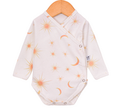 Body Kimono Bebê Recém-Nascido à 3 Meses Unissex - Algodão Premium Estampa Exclusiva | Mystic Sky