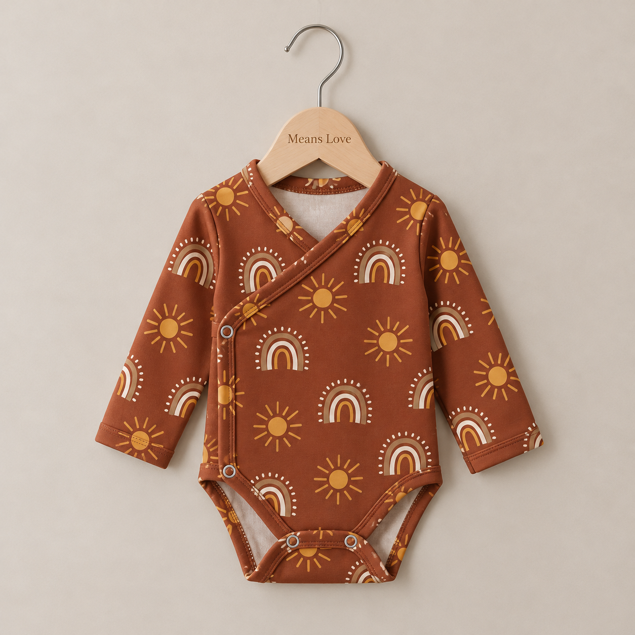 Body Kimono Recém-Nascido à 3 Meses - Cotton Adapt | Sunshine