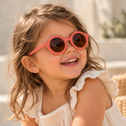 Óculos de Sol Infantil Redondo | Coral Sunset