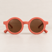 Óculos de Sol Infantil Redondo | Coral Sunset