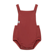 Salopete/Romper Bebê e Infantil Unissex – Algodão Premium Liso | Terracota