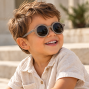 Óculos de Sol Infantil Redondo | Cinza Stone