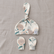 Kit Touca e Luvinha Recém-Nascido – Cotton Adapt | Nordic Bloom