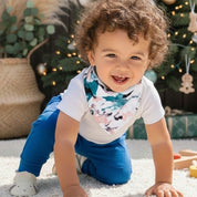 Bandana Babador Bebê Unissex  – Algodão Premium Estampa Exclusiva | Tie Dye