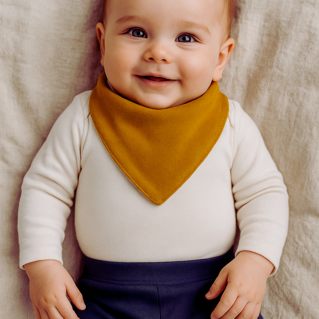 bandana-babador-bebe-algodao-stretch-mostarda-boho-chic3