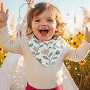 bandana-babador-bebe-cotton premium estampa exclusiva floral 
